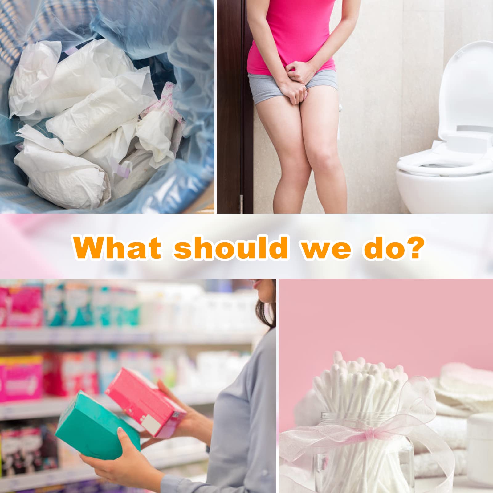 100 Sanitary Disposal Bags with Self-Adhesive Seals | Odor-Proof & Portable Sanitary Napkin & Tampon Waste Bags | Perfect for Travel, Gym, Office & Public Restrooms
