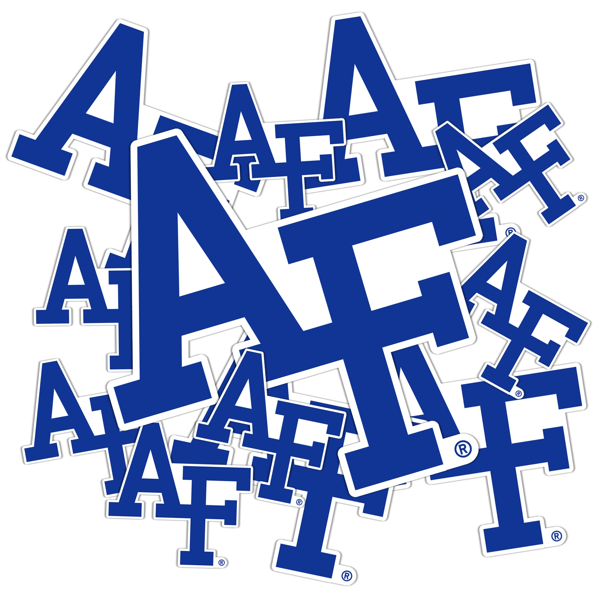 USAFA Fightin' Falcons Vinyl Decal Stickers - Desert Cactus Design for Laptop, Water Bottle, Car & Scrapbook | US Air Force Academy Military Gift & Collectible | Perfect for Graduation, Gifts & School Spirit