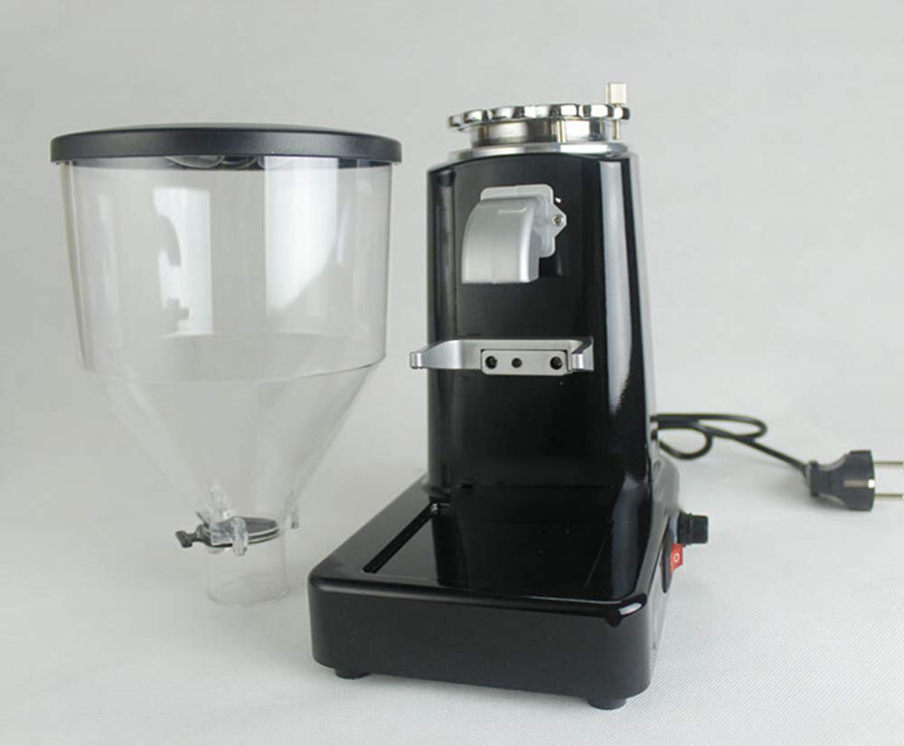 Huanyu 1000G Electric Coffee Grinder - Professional 200W Automatic Burr Mill for Beans, Nuts & Spices with 19 Adjustable Grind Settings, Stainless Steel Blade (110V, Black) - Perfect for Home Brewing, Espresso & French Press Coffee Making