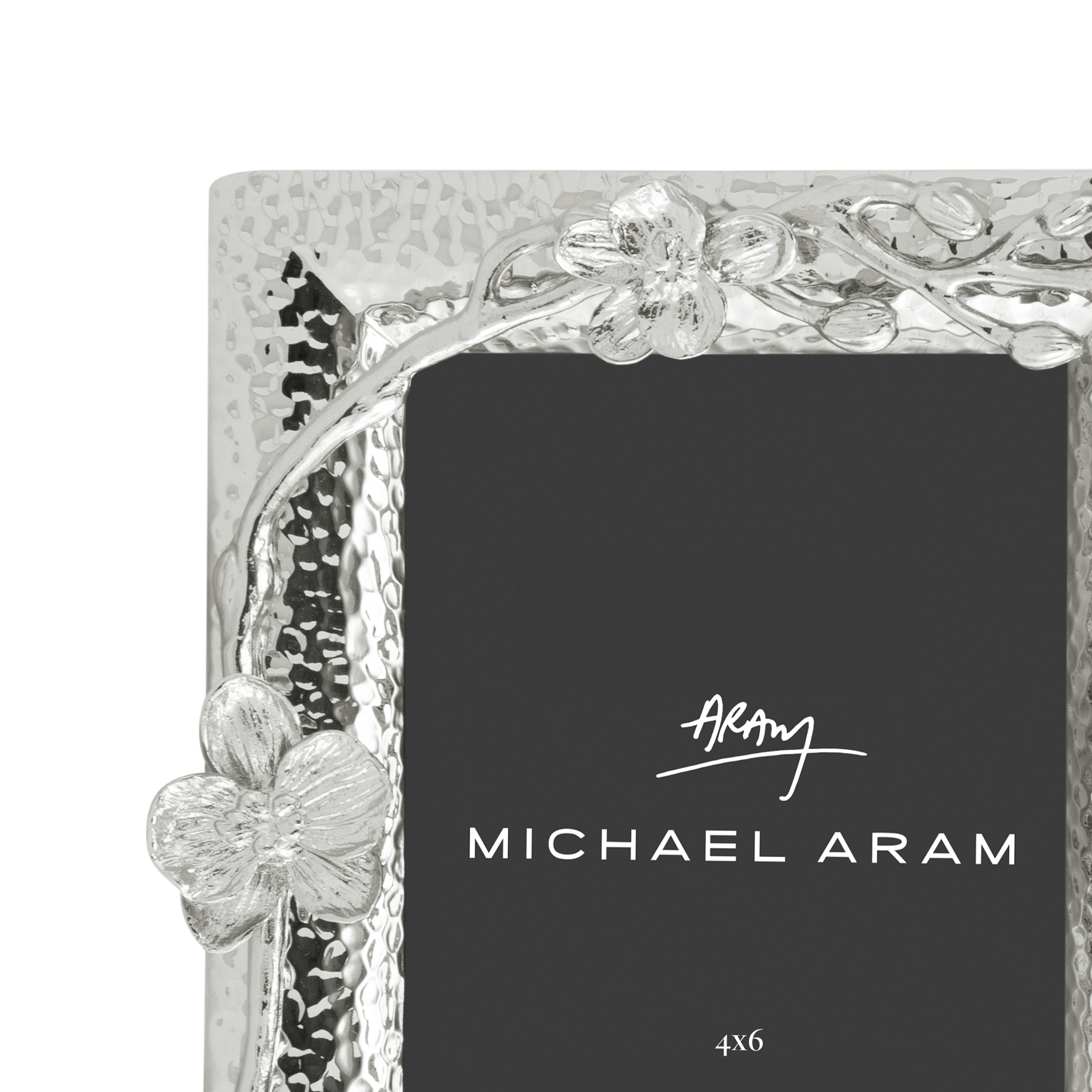 Elegant White Orchid Picture Frame - Perfect for Home Decor, Wedding Photos & Wall Art Displays