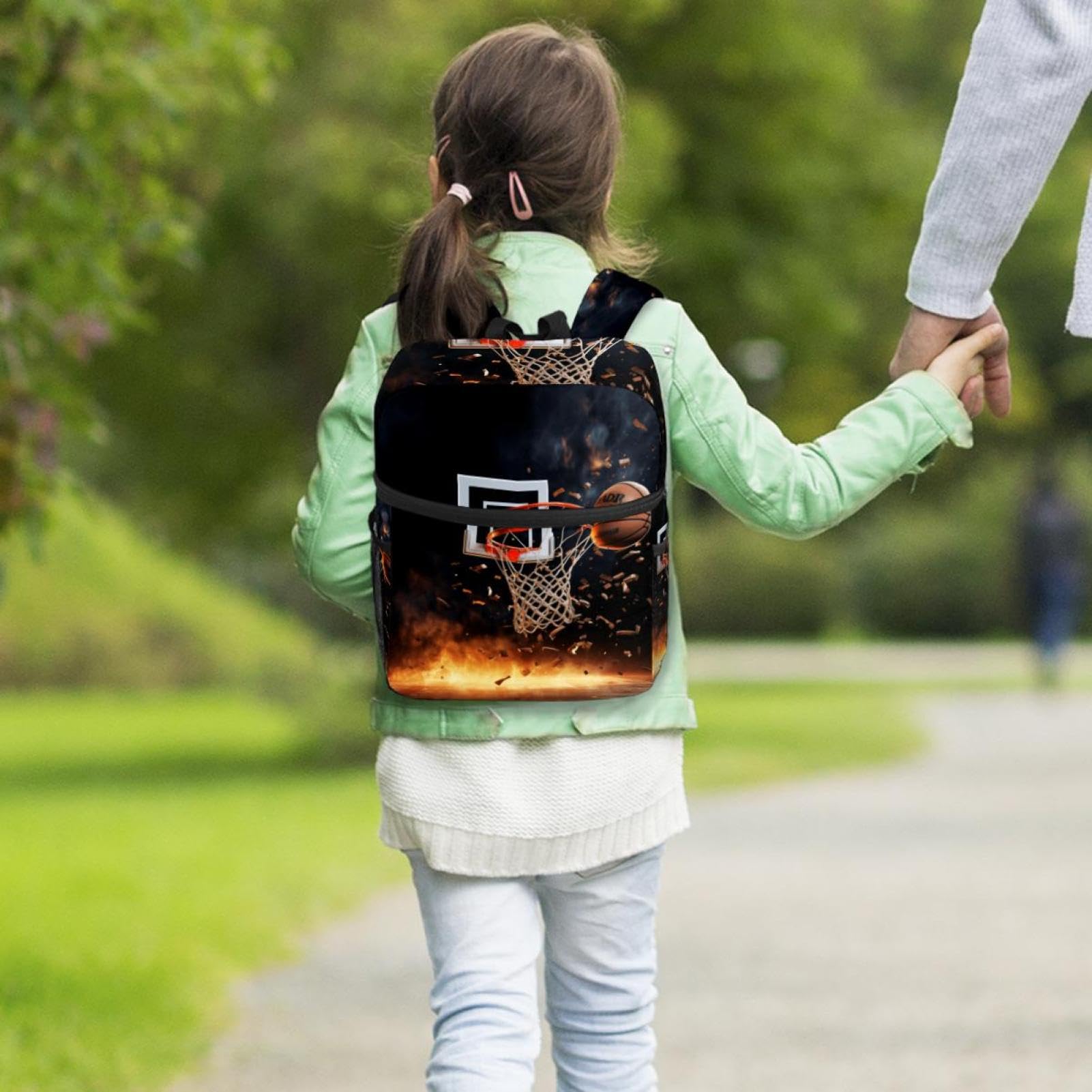 Stylish Unisex Travel Backpack for Women & Men - Durable Basketball Sports Backpack - Perfect for Gym, School, Hiking and Outdoor Adventures
