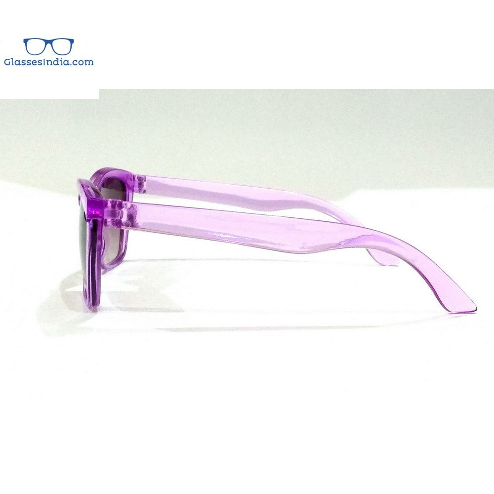 Trendy Purple Kids Fashion Sunglasses TKS003 - UV Protection, Lightweight & Durable for Outdoor Play, Beach, and Summer Activities