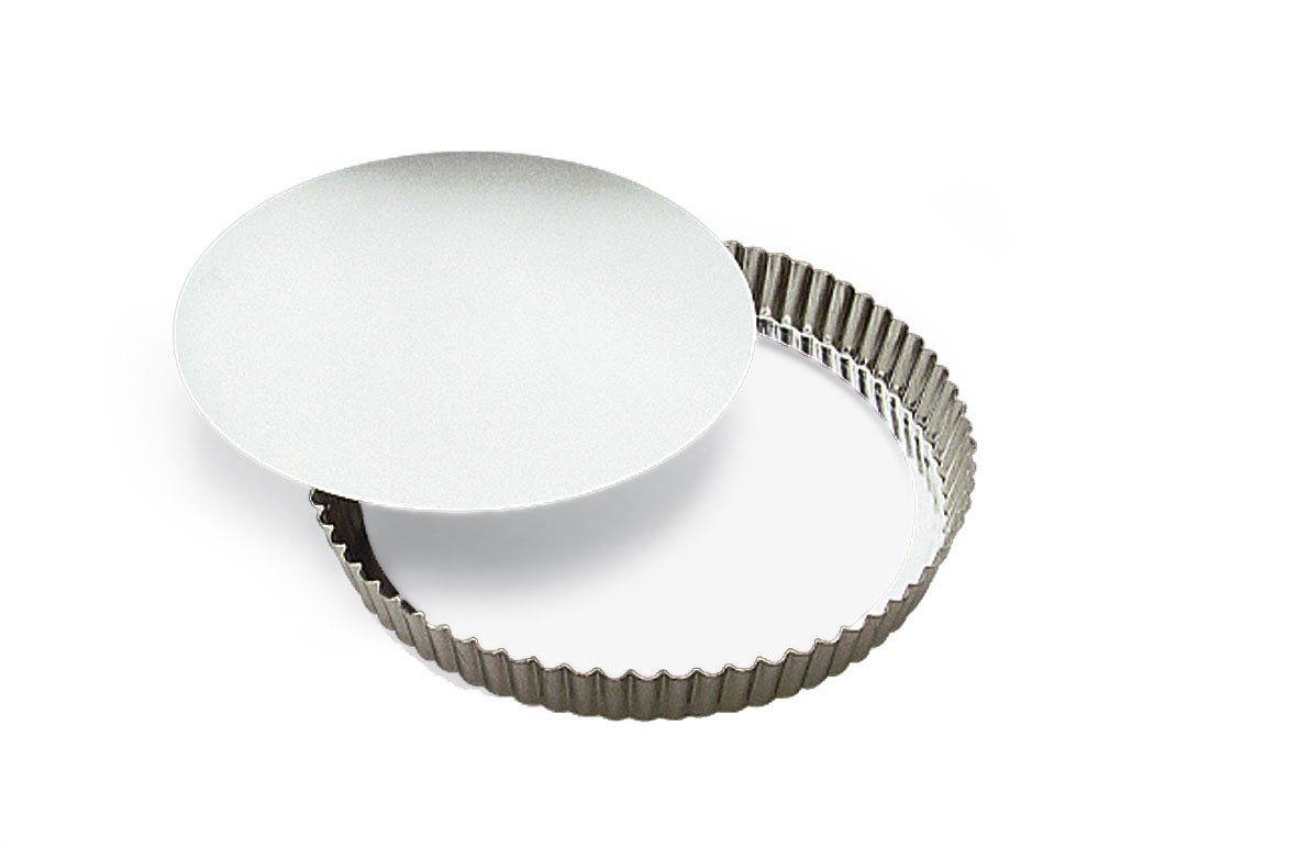 Browne 8-Inch Fluted Quiche Pan - Nonstick Tart Dish for Baking Perfect Quiches, Pies & Tarts | Ideal for Home Bakers & Professional Chefs | Oven & Dishwasher Safe