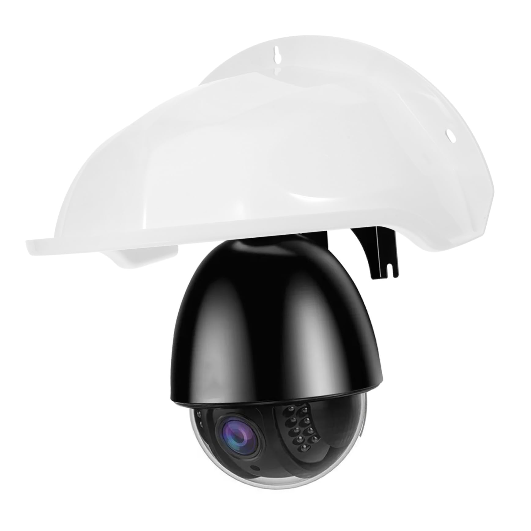 2 Pack Weatherproof Outdoor Camera Cover - Sun Rain Shade Shield for Dome CCTV & Security Cameras | Perfect for Home Surveillance, Backyard Monitoring & Weather Protection