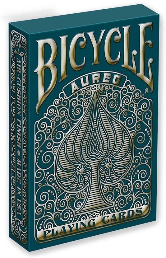 Aureo Bicycle Playing Cards - Premium Poker Deck for Magic Tricks, Card Games & Collectors | Perfect for Poker Nights, Cardistry & Gift Giving