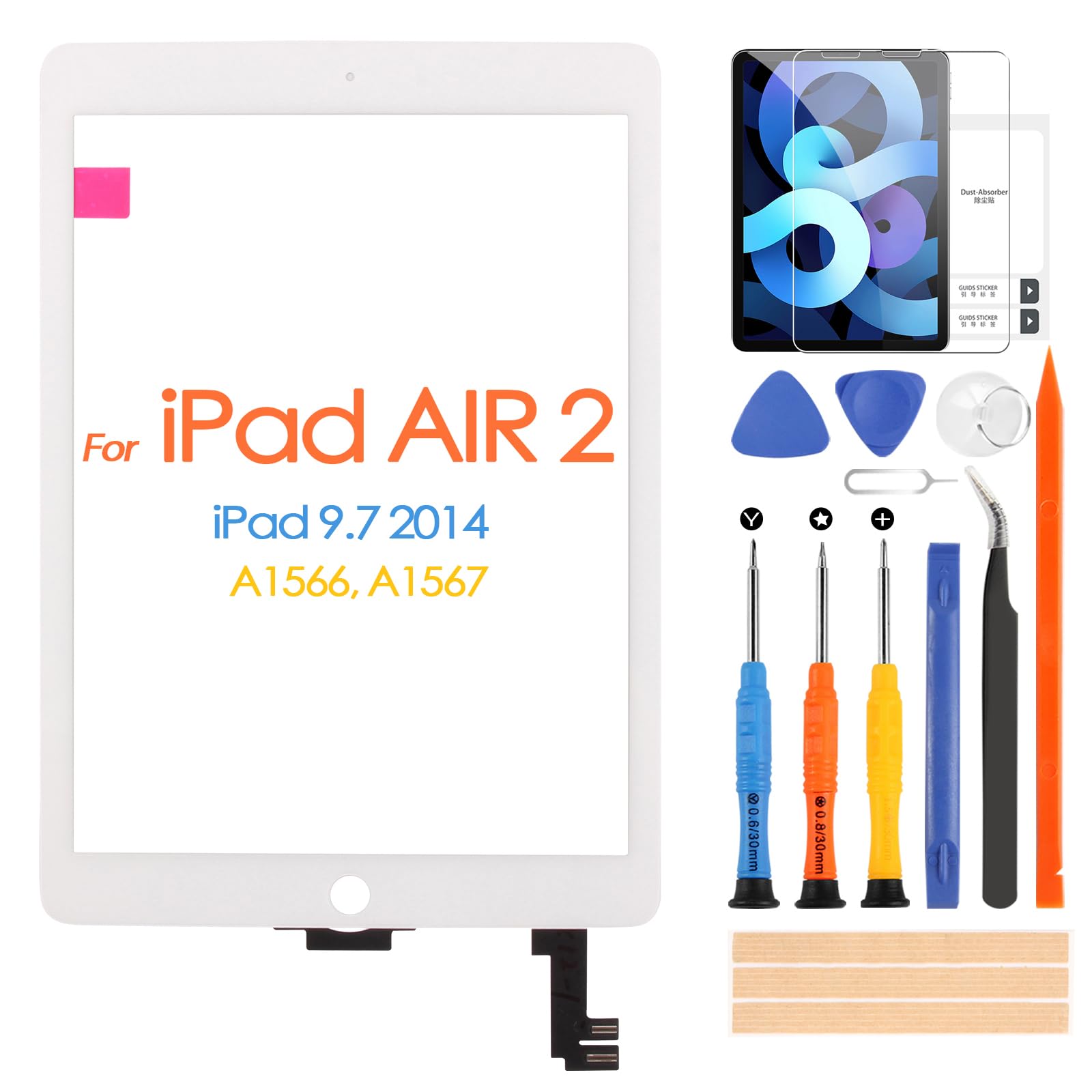 Touch Screen Digitizer for iPad 6 Air 2 9.7