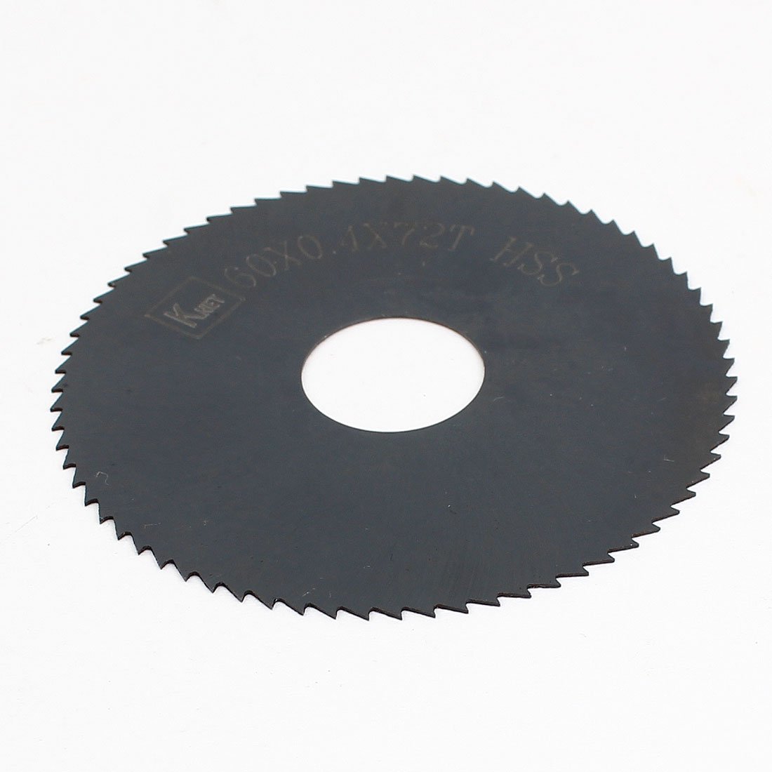 High-Speed Steel (HSS) 72 Teeth 60mm x 0.4mm x 16mm Slitting Saw Blade - Precision Cutting Tool for Metal, Wood & Plastic - Ideal for DIY, Metalworking & Industrial Applications