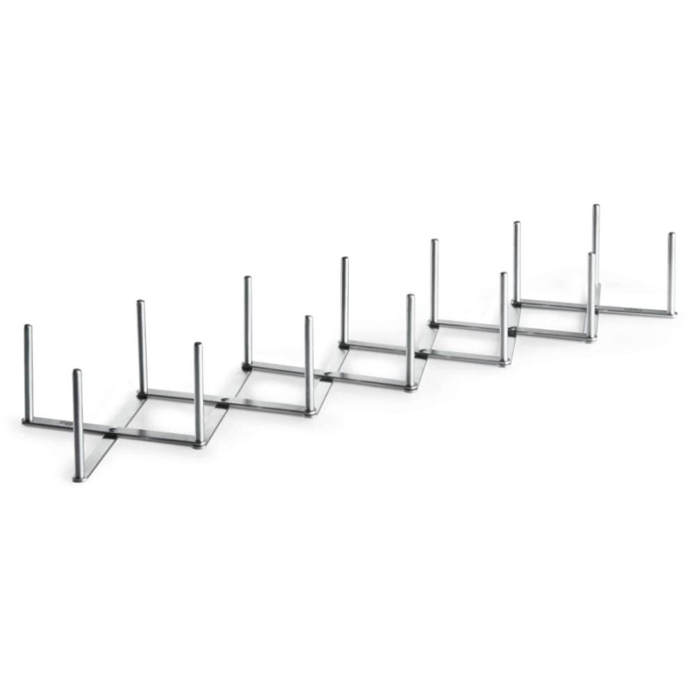 Napoleon 56012 Expandable Rib Rack - Heavy Duty Stainless Steel Grill Accessory for BBQ, Smoking, and Roasting - Perfect for Backyard, Camping, and Outdoor Cooking