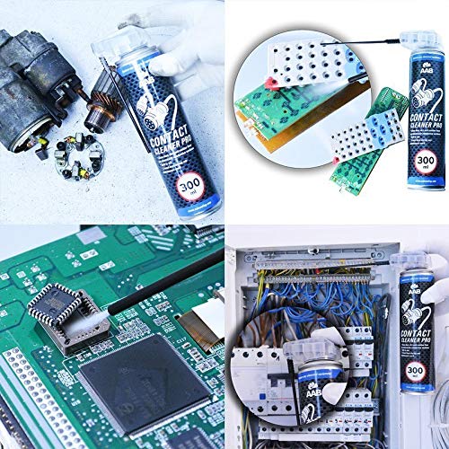 AABCOOLING Professional Contact Cleaner Spray 300ml - Fast Drying Electronic Cleaner for Electrical Contacts, Circuit Boards, Automotive Parts - Ideal for Electronics, Cars, and Home Appliances Maintenance