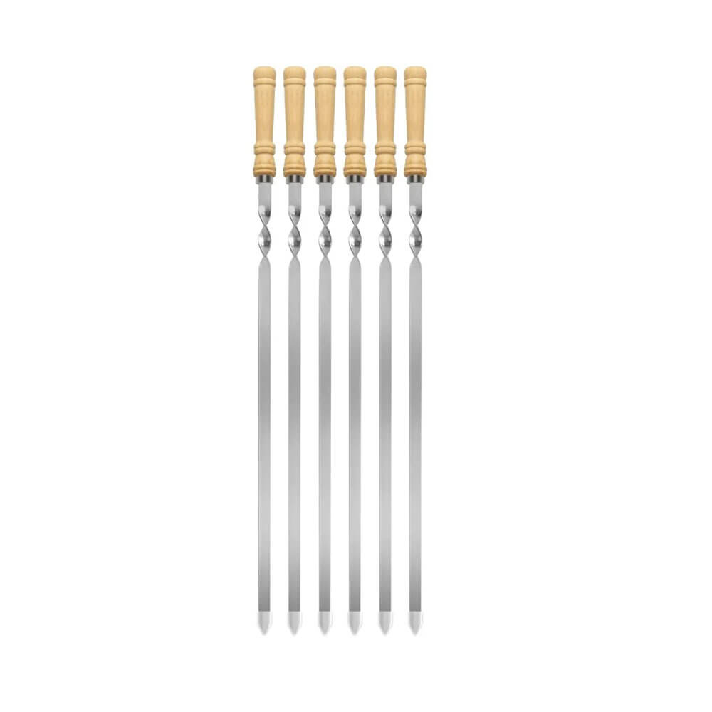 Premium Stainless Steel BBQ Skewers - Emilio 12