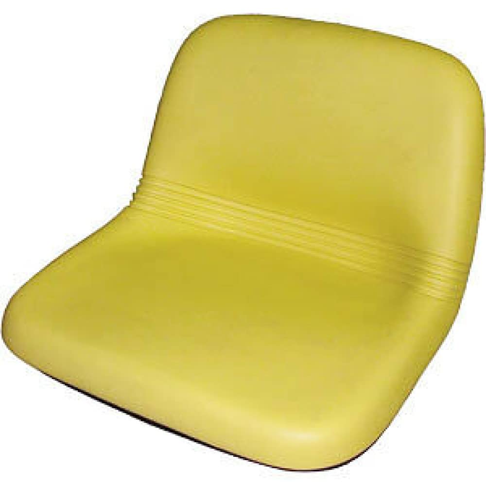 John Deere High Back Yellow Seat AM115813 - Compatible with LX188, LX186, LX178, LX17 Lawn Tractors - Perfect for Replacement & Tractor Seat Upgrades
