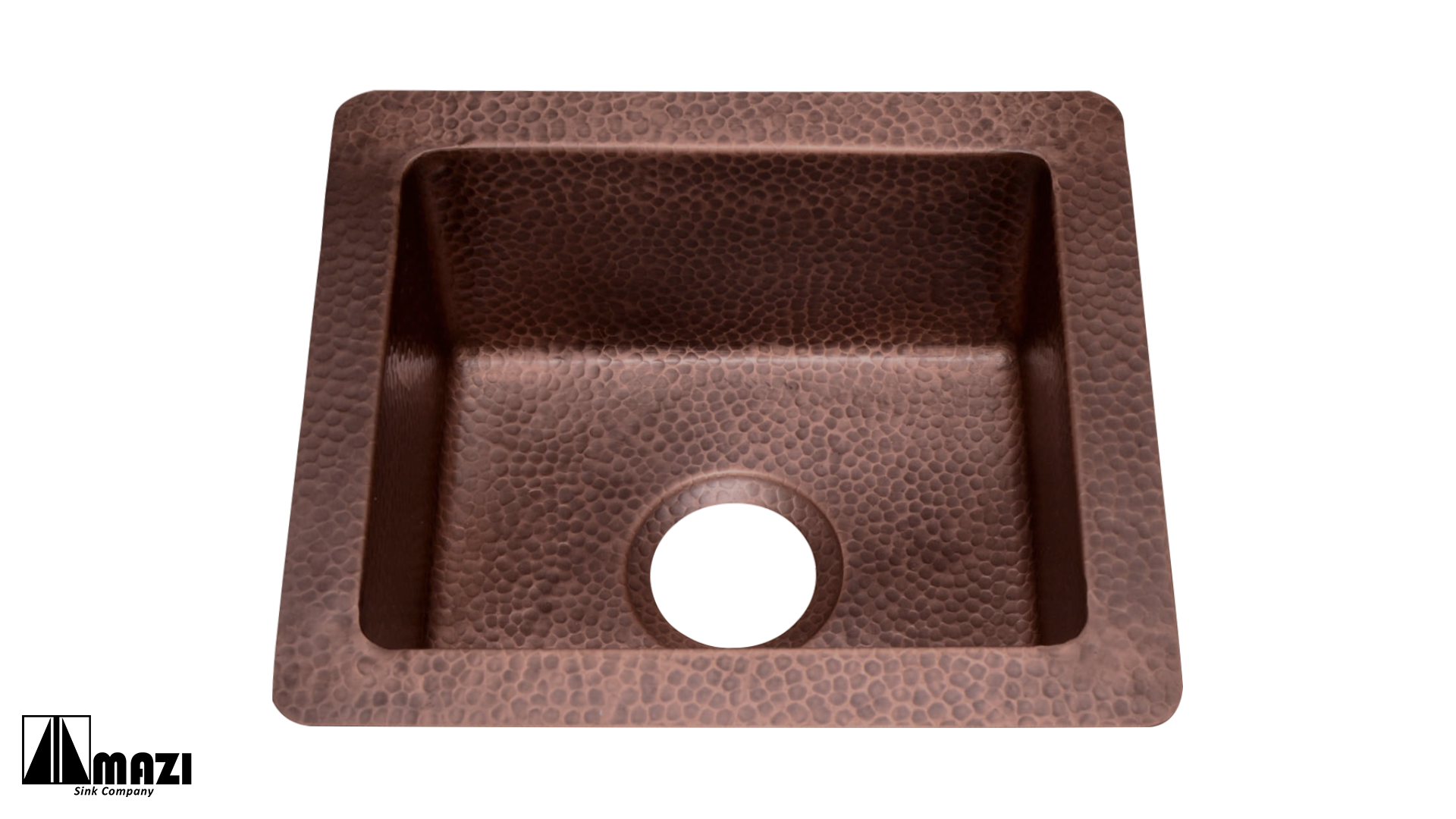 Premium Copper Kitchen Sink 1412RR - 16 Gauge Undermount Farmhouse Sink for Rustic & Modern Kitchens | Durable & Stylish Copper Basin for Home & Restaurant Use