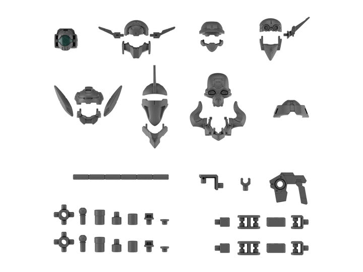 Bandai 30MM 1/144 Scale Model Kit - 30 Minutes Missions Option Parts Set 7 (Customize Heads B) for DIY Robot Building | Perfect for Gundam Fans & Model Collectors