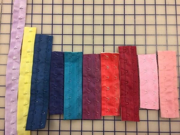 Custom Dye Services for Hook and Eye Tape - Professional Fabric Painting & Dyeing Solutions for Lingerie, Corsets & Costume Making | Perfect for DIY Sewing Projects & Clothing Alterations