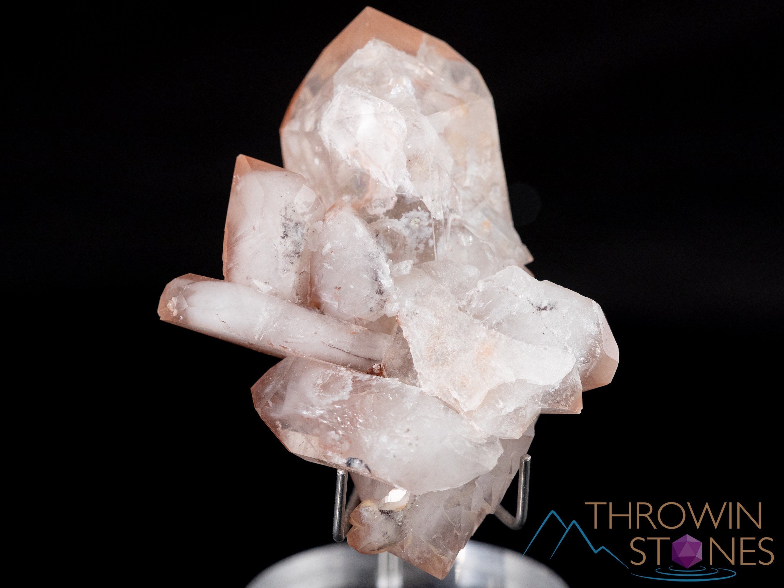 **MESSINA QUARTZ Raw Crystal with Hematite & Kaolinite – Natural Healing Stone, Housewarming Gift, Home Decor, Raw Crystals & Minerals (39208) – Perfect for Meditation, Feng Shui & Spiritual Healing**