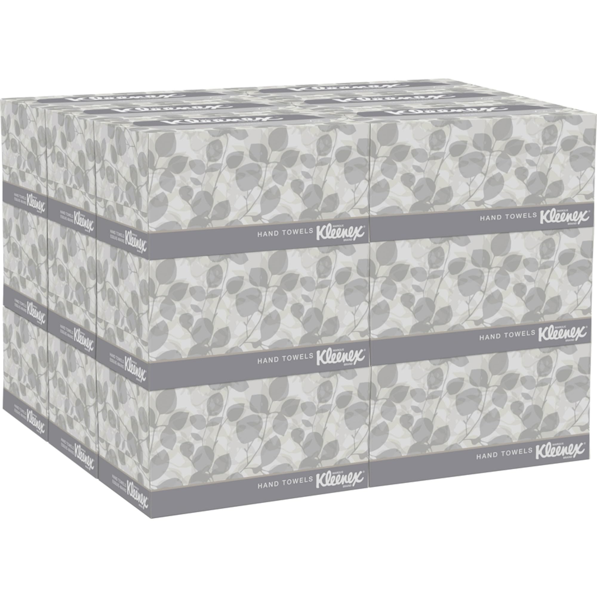 KLEENEX Pop-Up Box Hand Towels | 9 x 10.5 Inch Paper Towels | 120 Count Bulk Pack | For Kitchen, Bathroom & Office Use