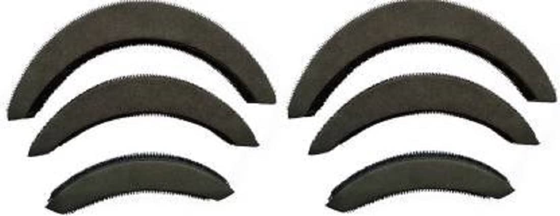Abrish Hair Bumpits Set of 6 - Volumizing Hair Clips for Updos, Ponytails & Special Occasions - Perfect for Weddings, Prom & Everyday Styling
