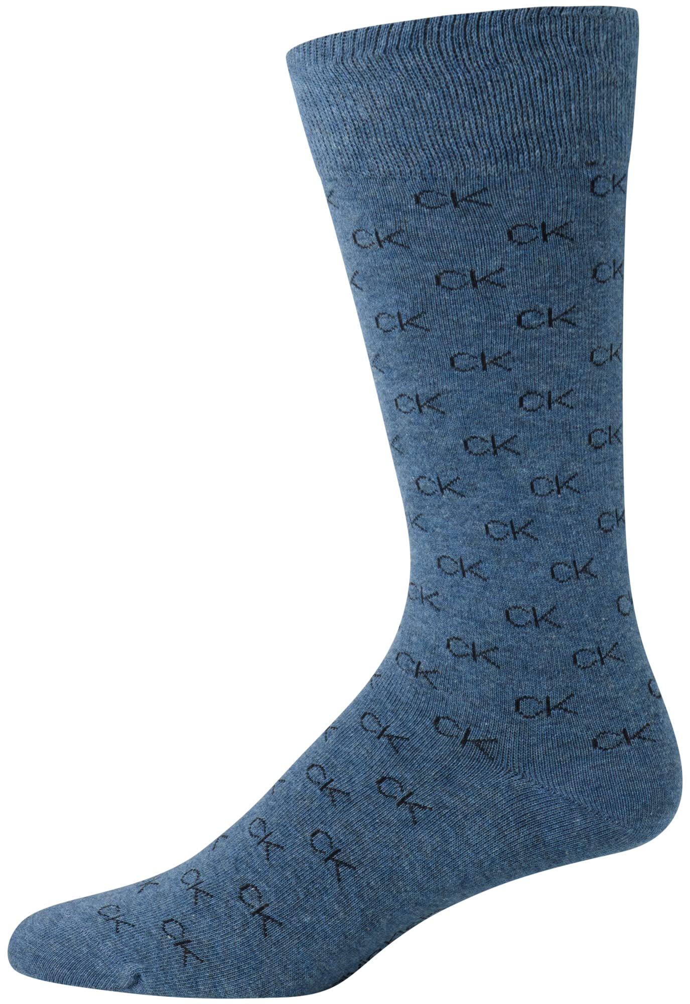 Calvin Klein Men's Crew Socks 8-Pack - Cotton Blend Performance Dress Socks with Stylish Patterns - Comfortable Athletic Socks for Men (Sizes 7-12) - Perfect for Work, Gym & Casual Wear