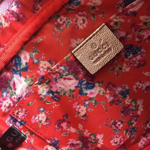 Gucci Small Laminated Leather Shoulder Bag for Women - Blue & Pink Crossbody Purse, Perfect for Work, Travel & Evening Out