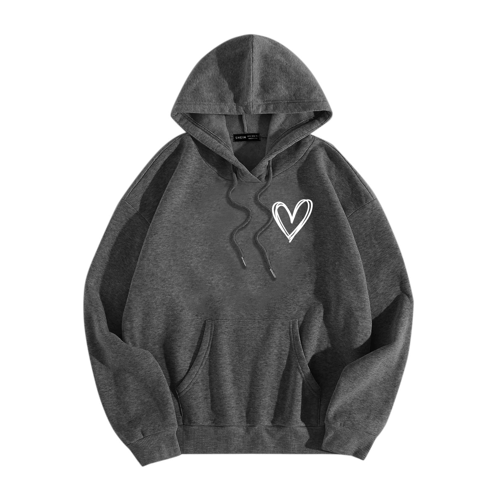 XINSHIDE Women's Oversized Half Zip Hoodie - Long Sleeve Pullover Sweatshirt with Round Neck & Print Design | Casual Loungewear, Streetwear Fashion for Fall & Winter