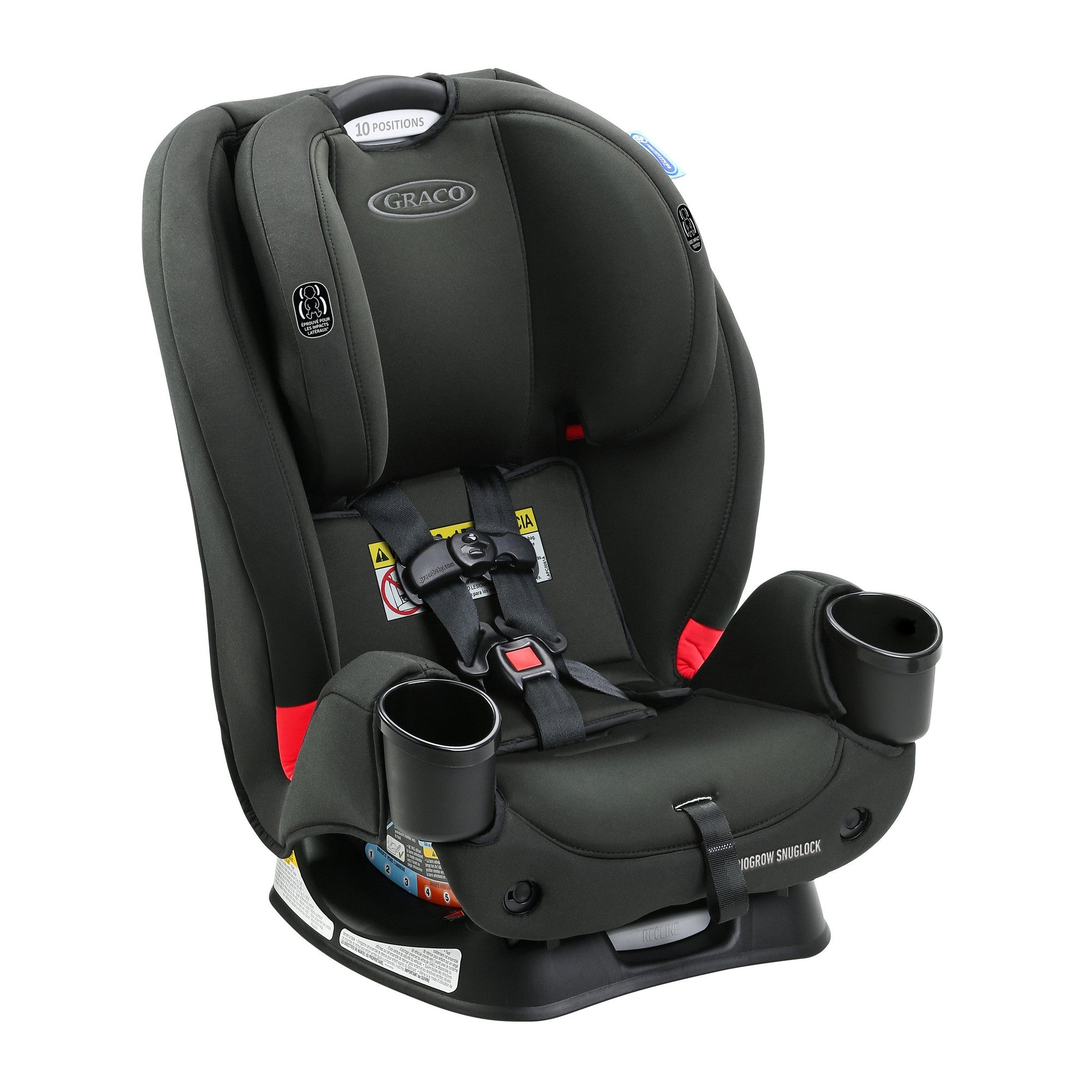 Graco TrioGrow SnugLock 3-in-1 Convertible Car Seat for Infants to Toddlers - Safe & Comfortable for Rear-Facing, Forward-Facing & Booster Mode - Perfect for Family Travel & Daily Commute