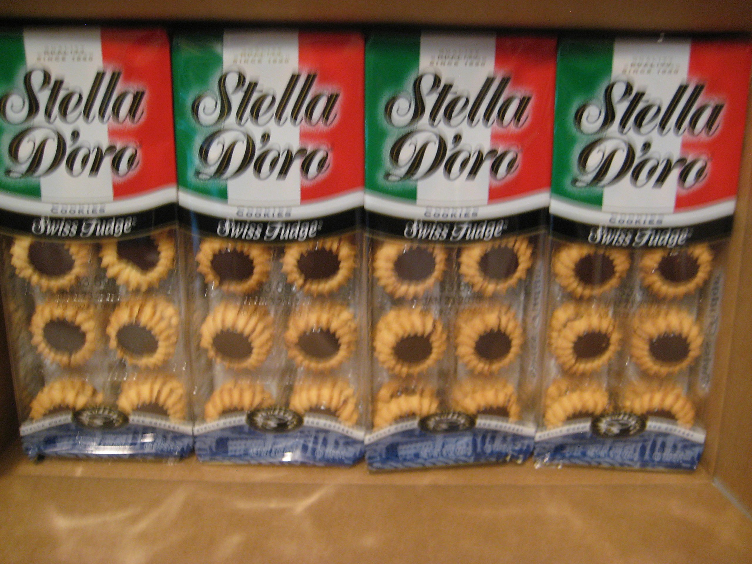 Stella D'oro Swiss Fudge Cookies - 16 Pack Case | Factory Sealed for Freshness | Perfect for Gifts, Parties & Coffee Time