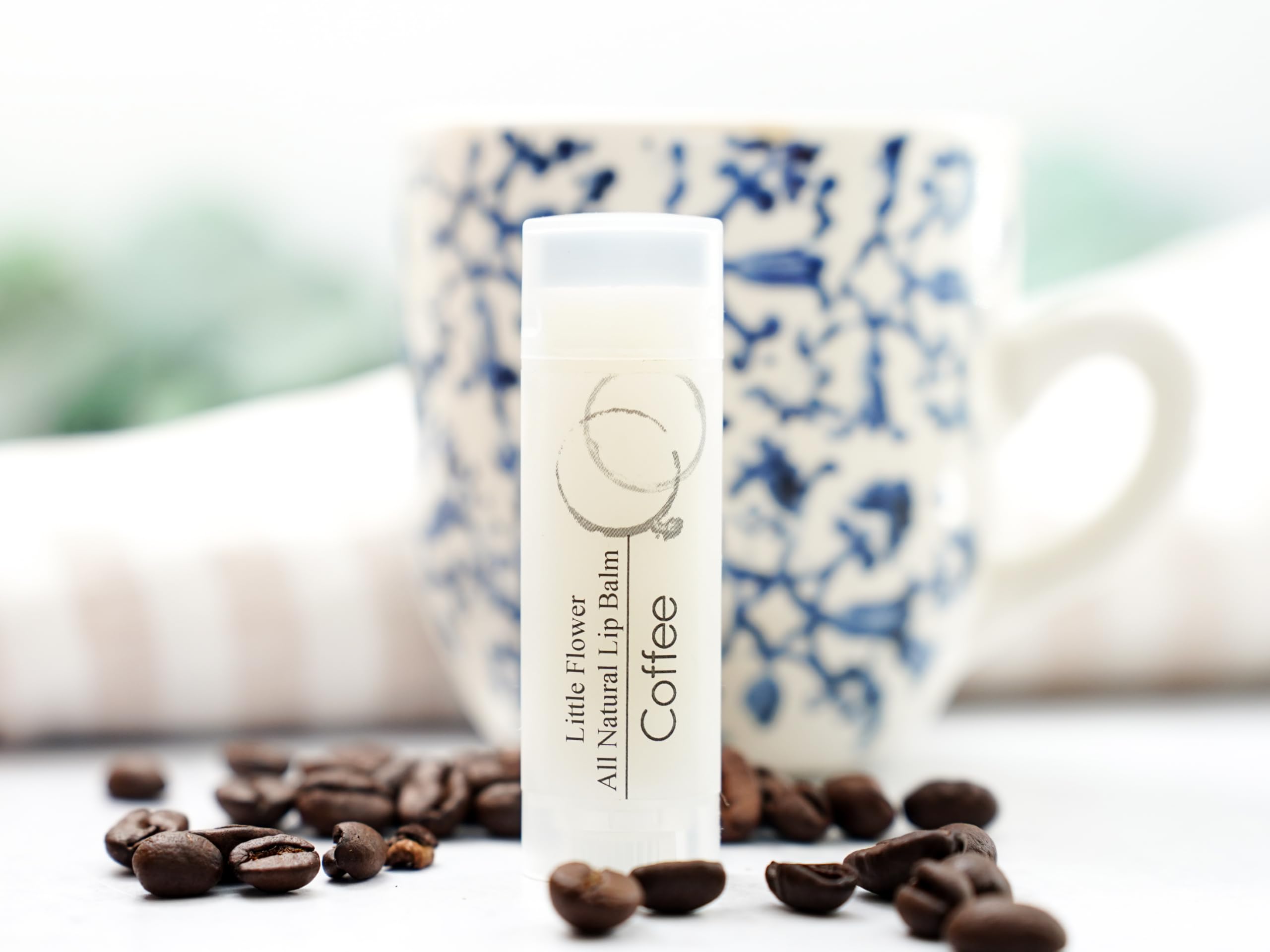 Organic Coffee Lip Balm - Handmade Natural Moisturizing Chapstick for Dry Lips - Perfect Stocking Stuffer Gift for Coffee Lovers - Ideal for Winter Skincare & Daily Hydration