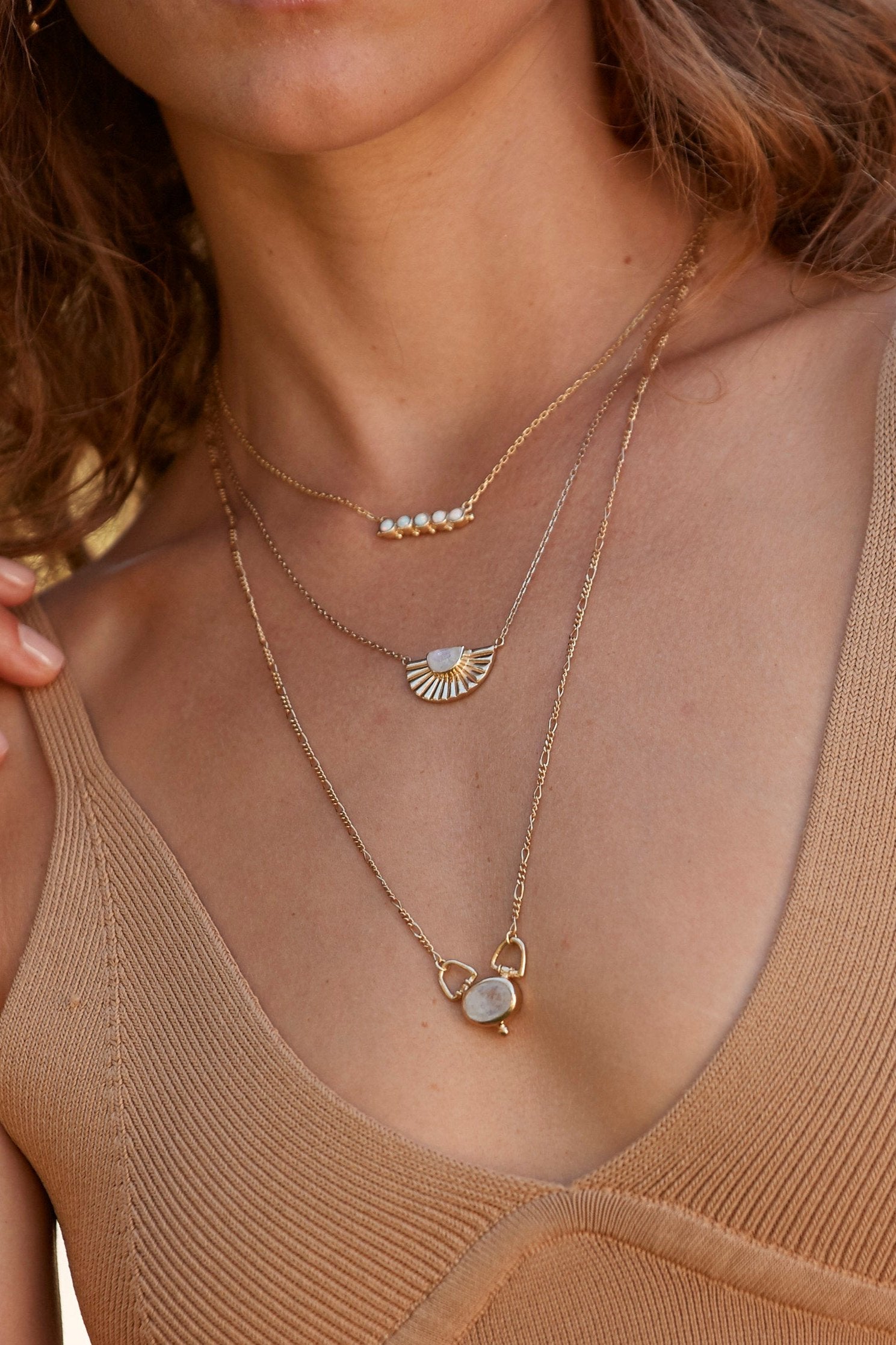 Opal Gold Necklace for Women - Elegant 14K Solid Gold Pendant Jewelry Gift for Birthday, Anniversary & Valentine's Day | Perfect for Parties, Weddings & Special Occasions