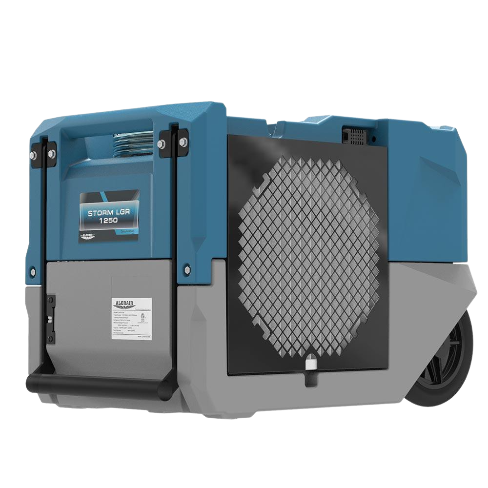 AlorAir LGR 1250 Commercial Dehumidifier - 125 Pints/Day with Built-in Condensate Pump - Heavy Duty Water Damage Restoration & Mold Control - Ideal for Basements, Warehouses, and Flood Cleanup