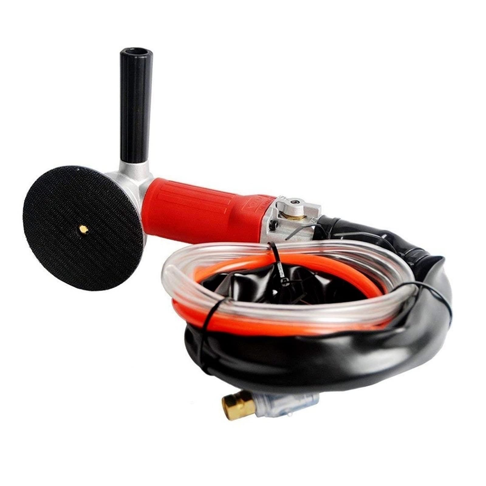 **Air Powered Wet Polisher Angle Grinder - Seamless Seam Setter for Stone, Marble & Concrete with Rear Exhaust - Perfect for Countertop Polishing, Tile Grinding & DIY Home Renovation**