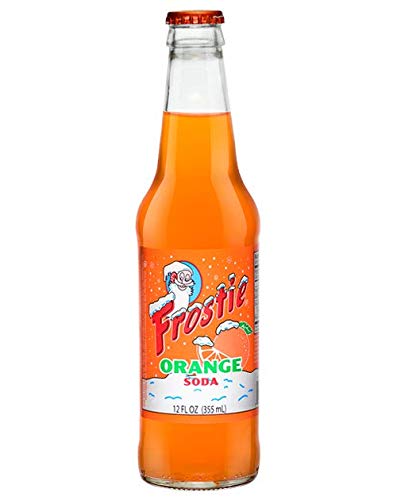 Frostie Orange Soda - 12 oz Glass Bottles (Pack of 4) | Refreshing Vintage-Style Soft Drink for Parties, BBQs & Nostalgic Treats