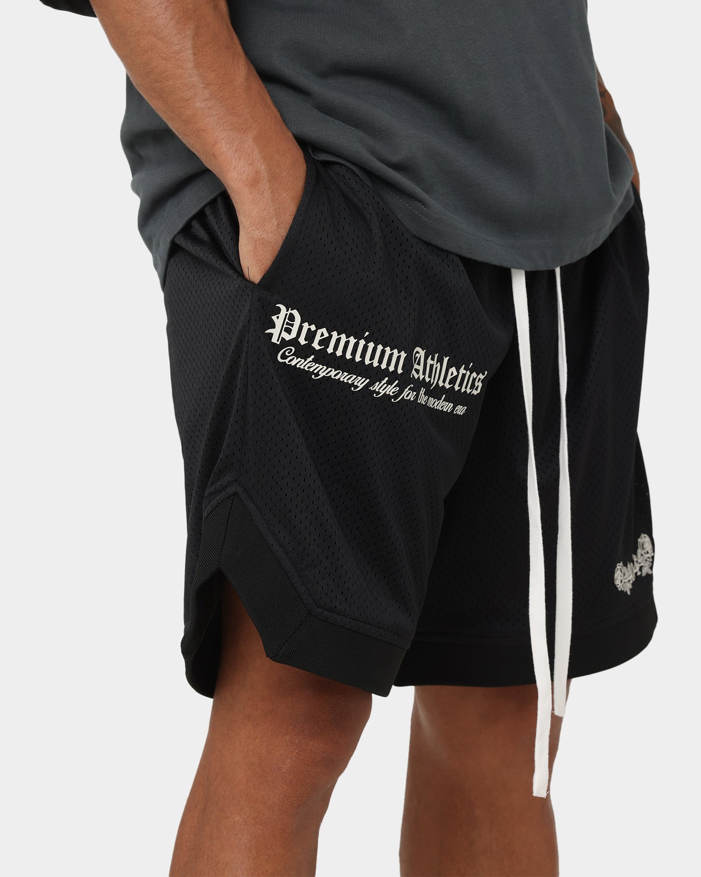 Premium 404 Athletics Basketball Shorts for Men - Breathable & Comfortable Black Sports Shorts - Ideal for Training, Gym, and Casual Wear