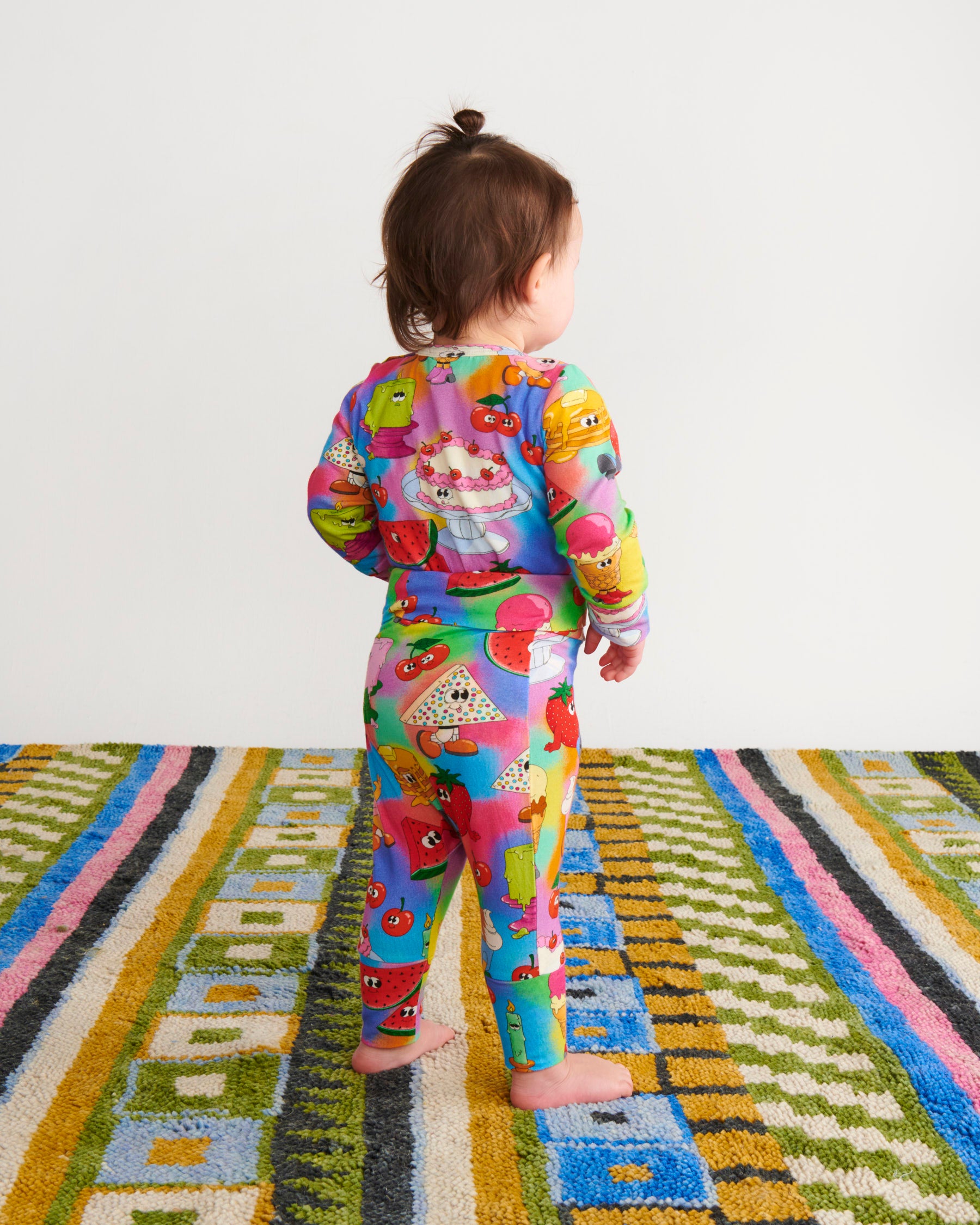 Just Dessert Organic Long Sleeve Romper for Baby Girls | Soft Cotton Jumpsuit | Perfect for Playdates & Photo Shoots