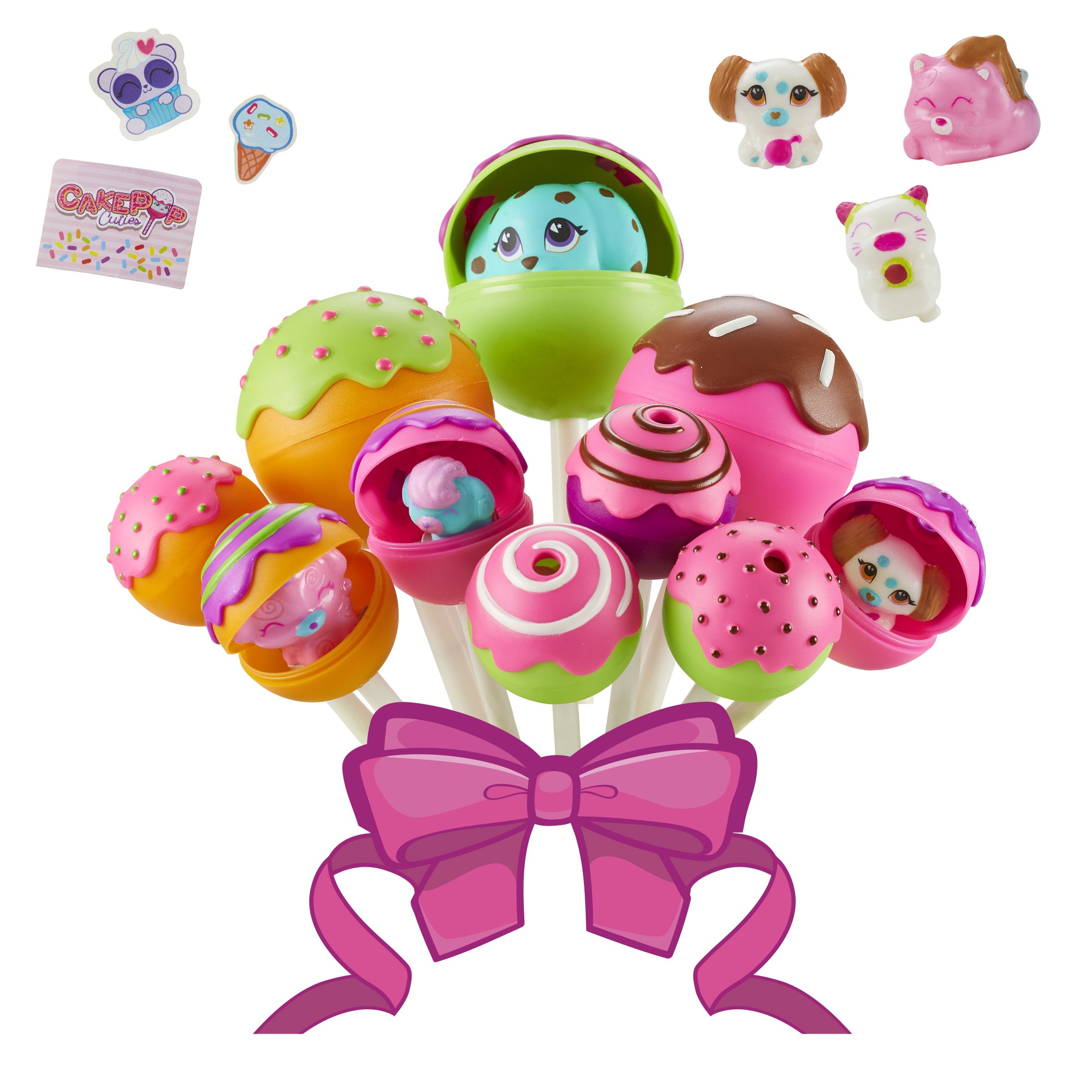 Fun CakePop Cuties Bouquet - 25 Surprise Squishies for Party Favors & Gifts