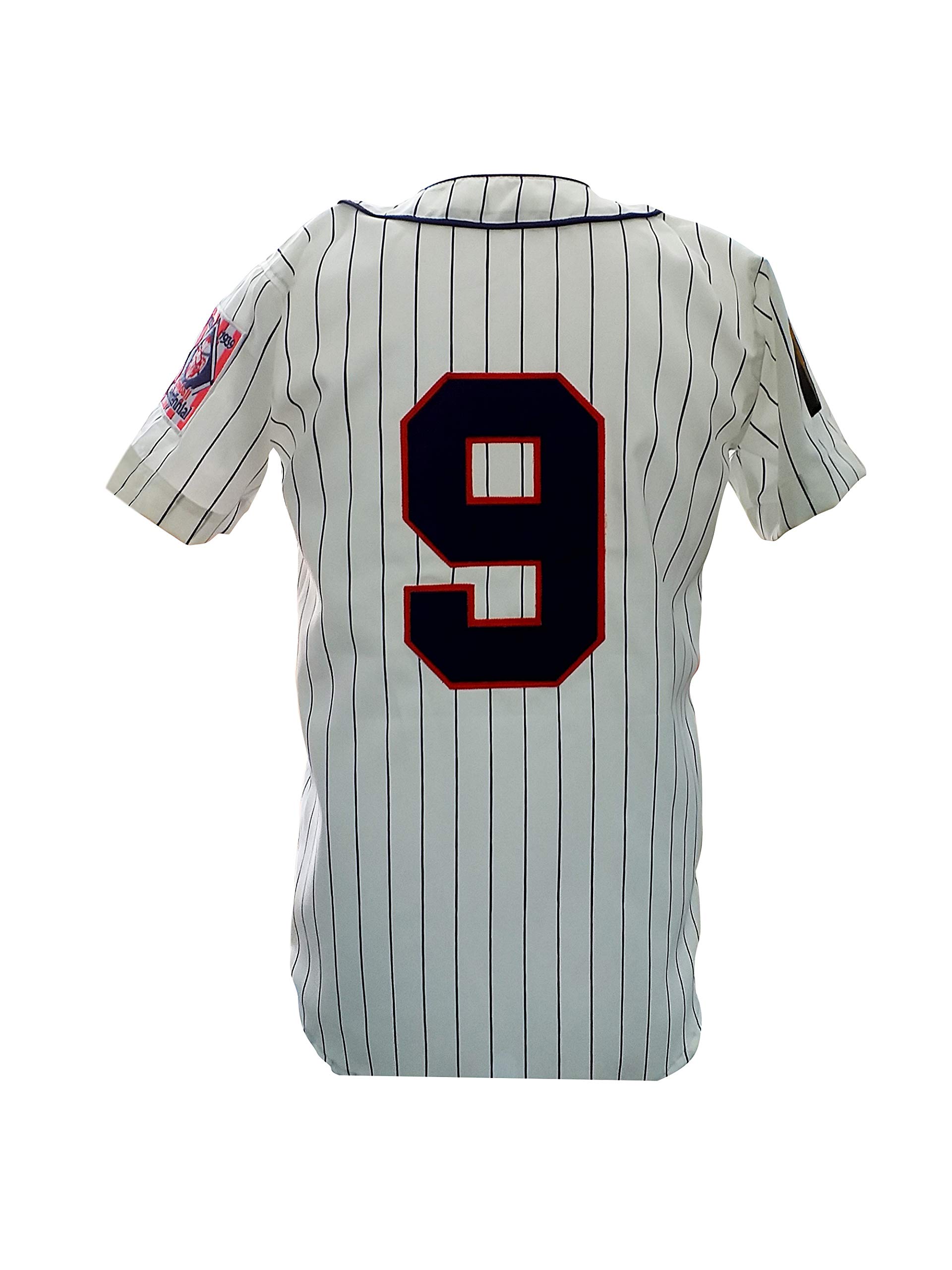 BorizCustoms Hobbs Baseball Jersey - Redford Wonder Boy Design with Natural Patches & Stitch Detail (Multiple Sizes Available) - Perfect for Baseball Games, Cosplay, and Sports Fan Gifts