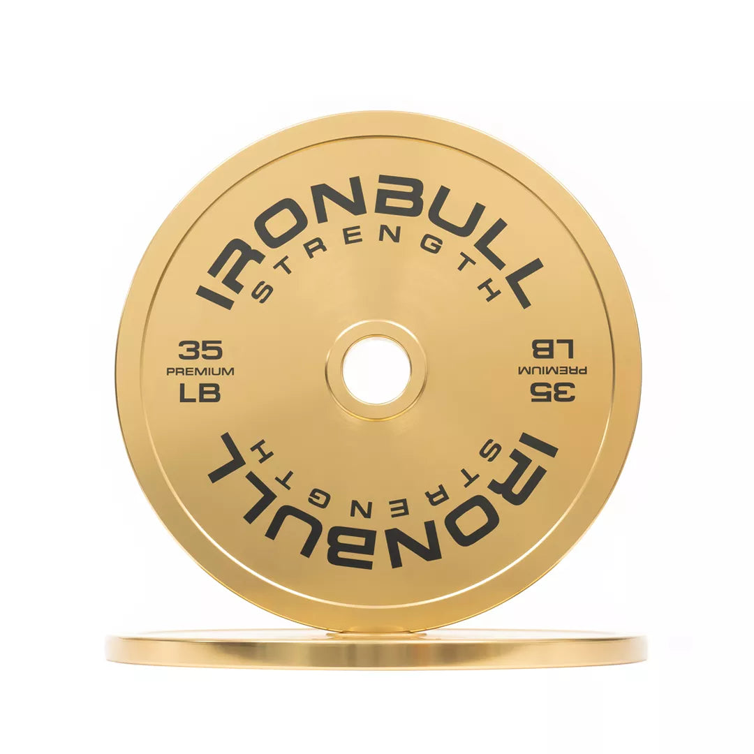 Premium Gold Plates and Weight Sets (LB) - Perfect for Gym, Home Workouts, and Strength Training