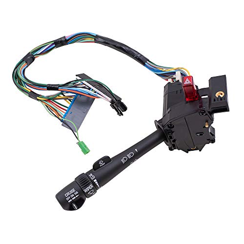 Brock Replacement Turn Signal Switch Wiper Cruise Headlamp Dimmer & Hazard Warning Lever - Compatible with 1999-2002 Chevy Silverado, GMC Sierra & Denali Pickup Trucks (Part# 26100839) - Perfect for DIY Auto Repairs & Vehicle Maintenance