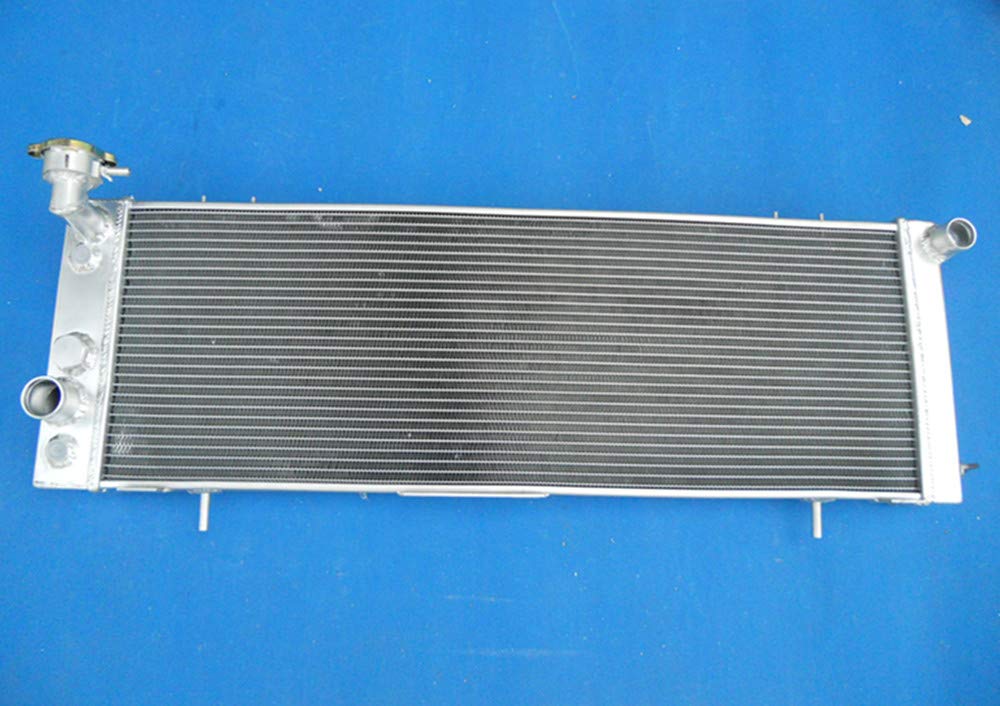 1991-2001 Jeep Cherokee XJ/Wagoneer Truck Aluminum Radiator with 3-Row Cooling & Dual Electric Fans - High Performance Cooling Upgrade for Off-Road & Towing