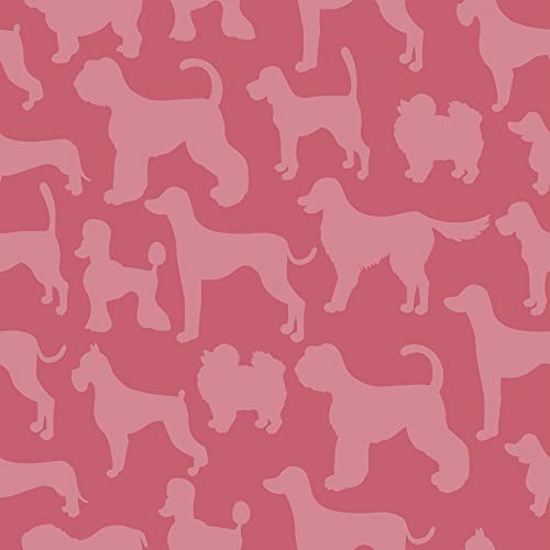Pink, Dog Silhouettes