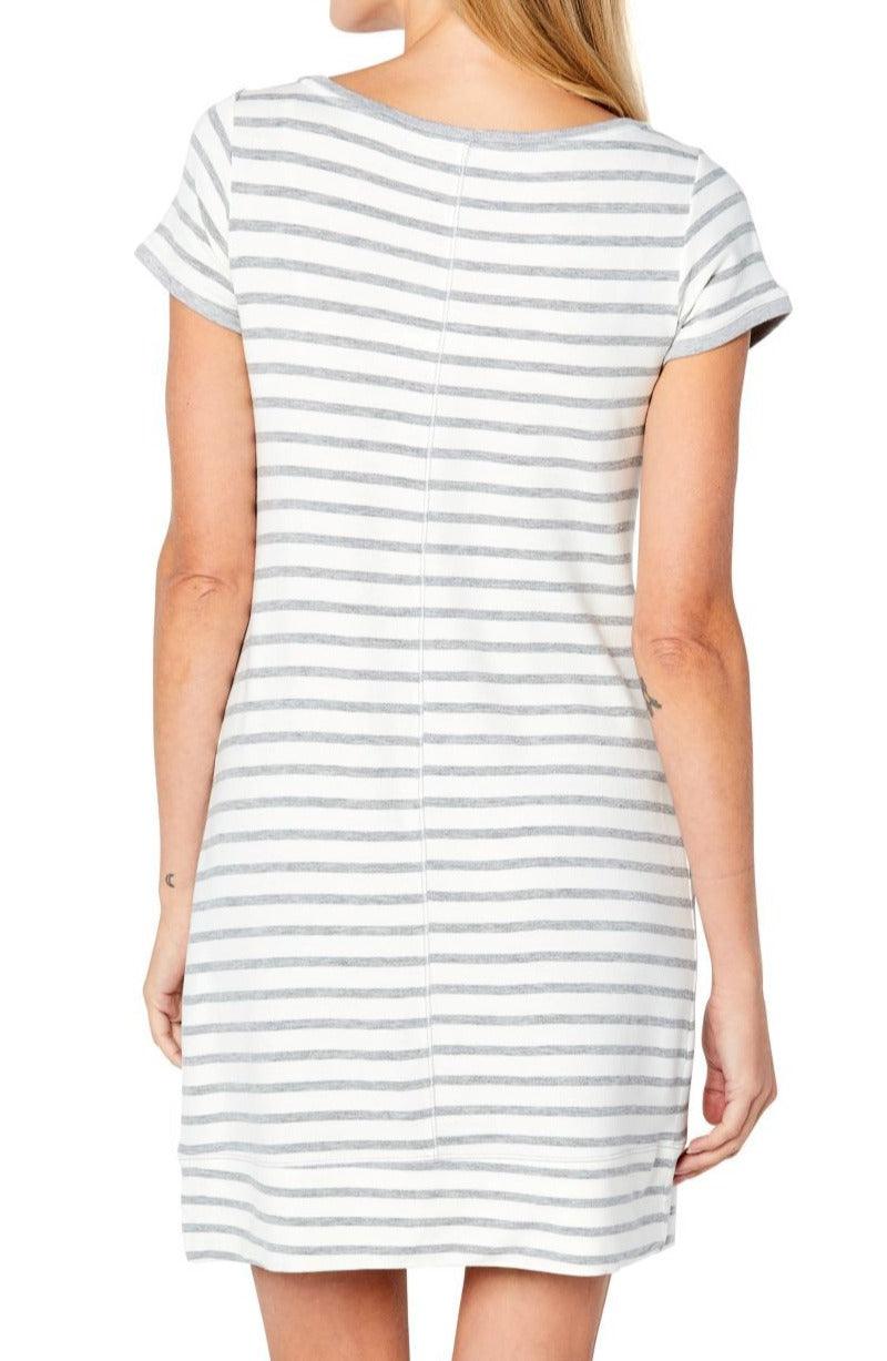 Malibu Short Sleeve Lounge Dress for Women - Soft & Comfortable Casual Summer Dress - Perfect for Beach, Vacation, and Relaxing at Home