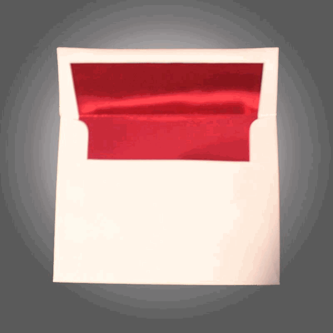 Premium Red Foil Envelopes 4.75