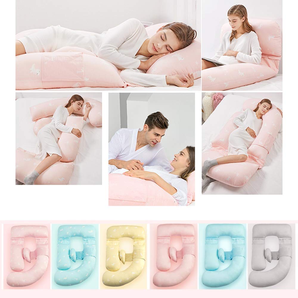 **U-Shaped Pregnancy Body Pillow for Maternity Support – Full Body Pillow with Detachable Extension for Back, Hips, Legs & Belly Comfort – Ideal for Pregnant Women & Side Sleepers**    *(Use Cases: Perfect for pregnancy comfort, postpartum recovery, side sleeping support, and relieving back & hip pain.)*