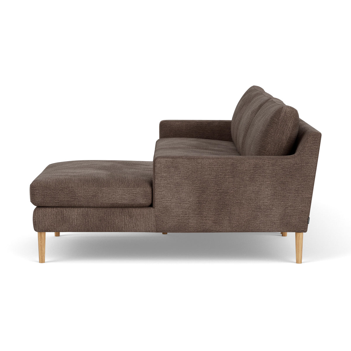 Astha Fabric Right Chaise Sofa - Modern Upholstered Sectional Couch for Living Room, Lounge & Small Spaces