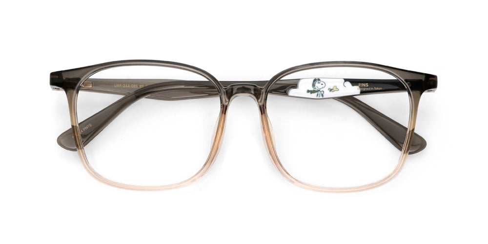 JINS x PEANUTS 085 Pilot Sunglasses - Classic Aviator Style with Snoopy Design - Perfect for Outdoor Activities, Driving, and Fashion Accessories
