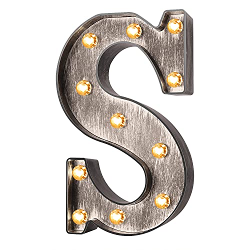 Silver Letters-S