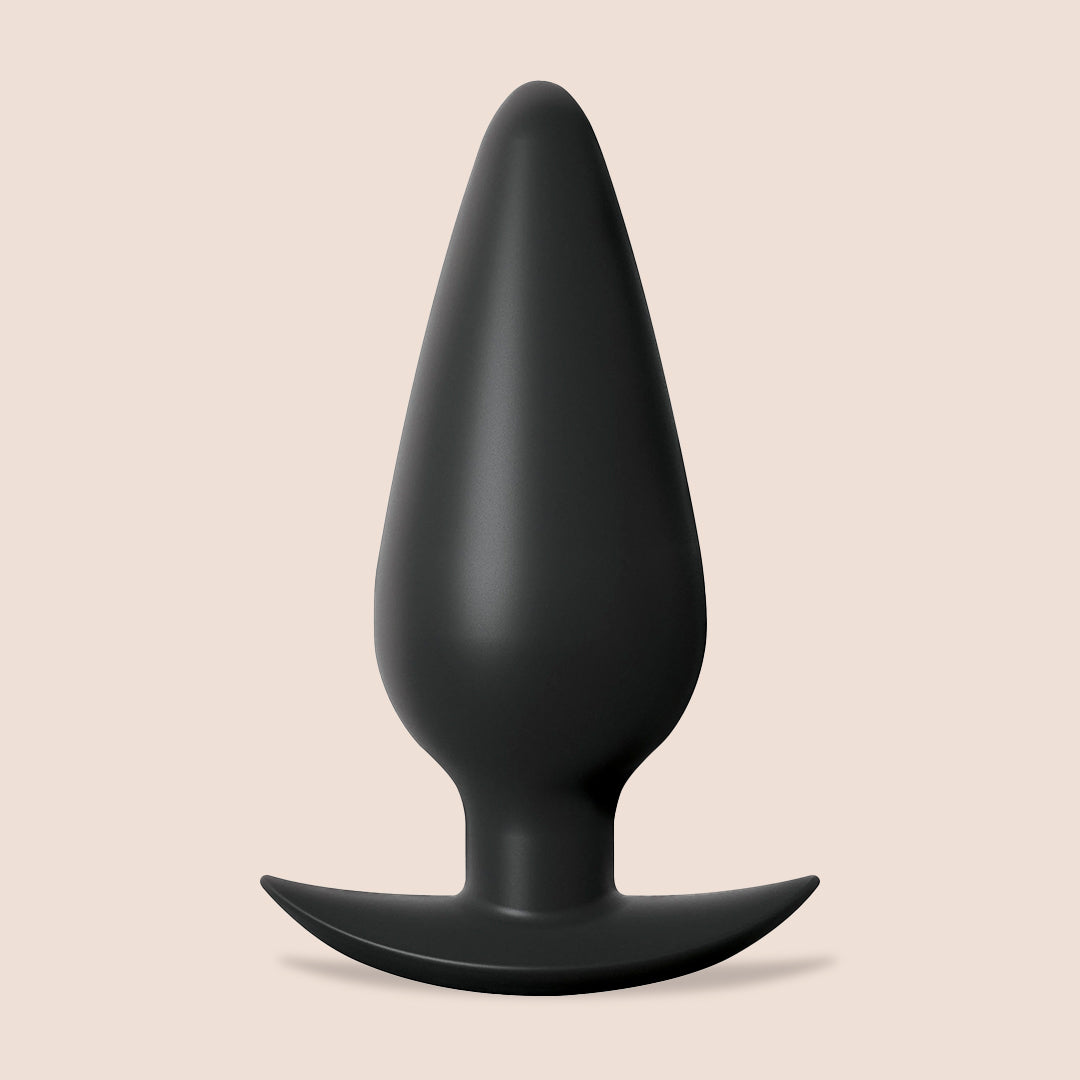 Anal Fantasy Large Weighted Silicone Butt Plug with Tapered Tip - Comfortable Adult Toy for Couples Play & Solo Exploration