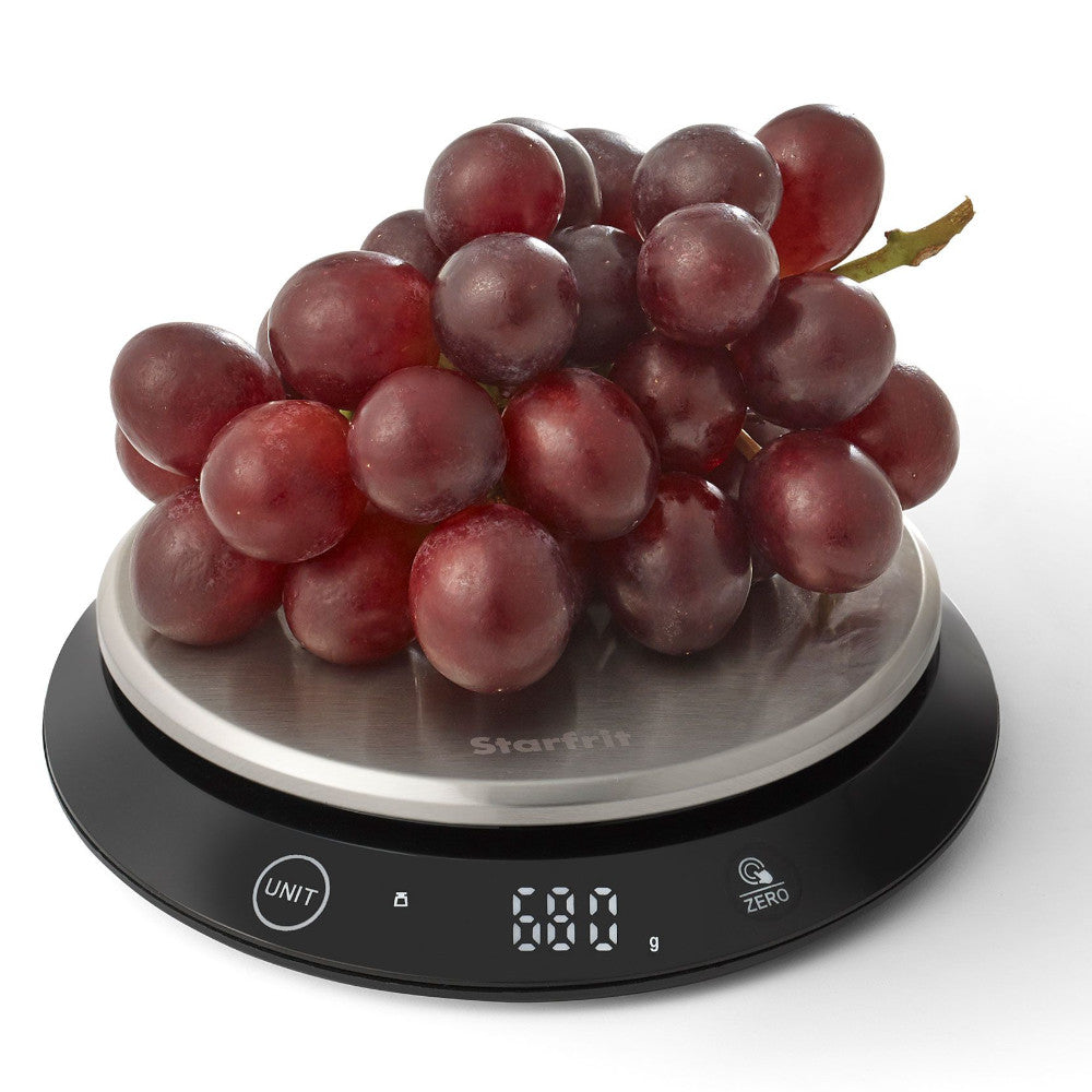STARFRIT 93770 Digital Kitchen Scale with Bowl - Precise Food Scale for Baking, Cooking & Meal Prep - 11lb Capacity, LCD Display, Stainless Steel Platform