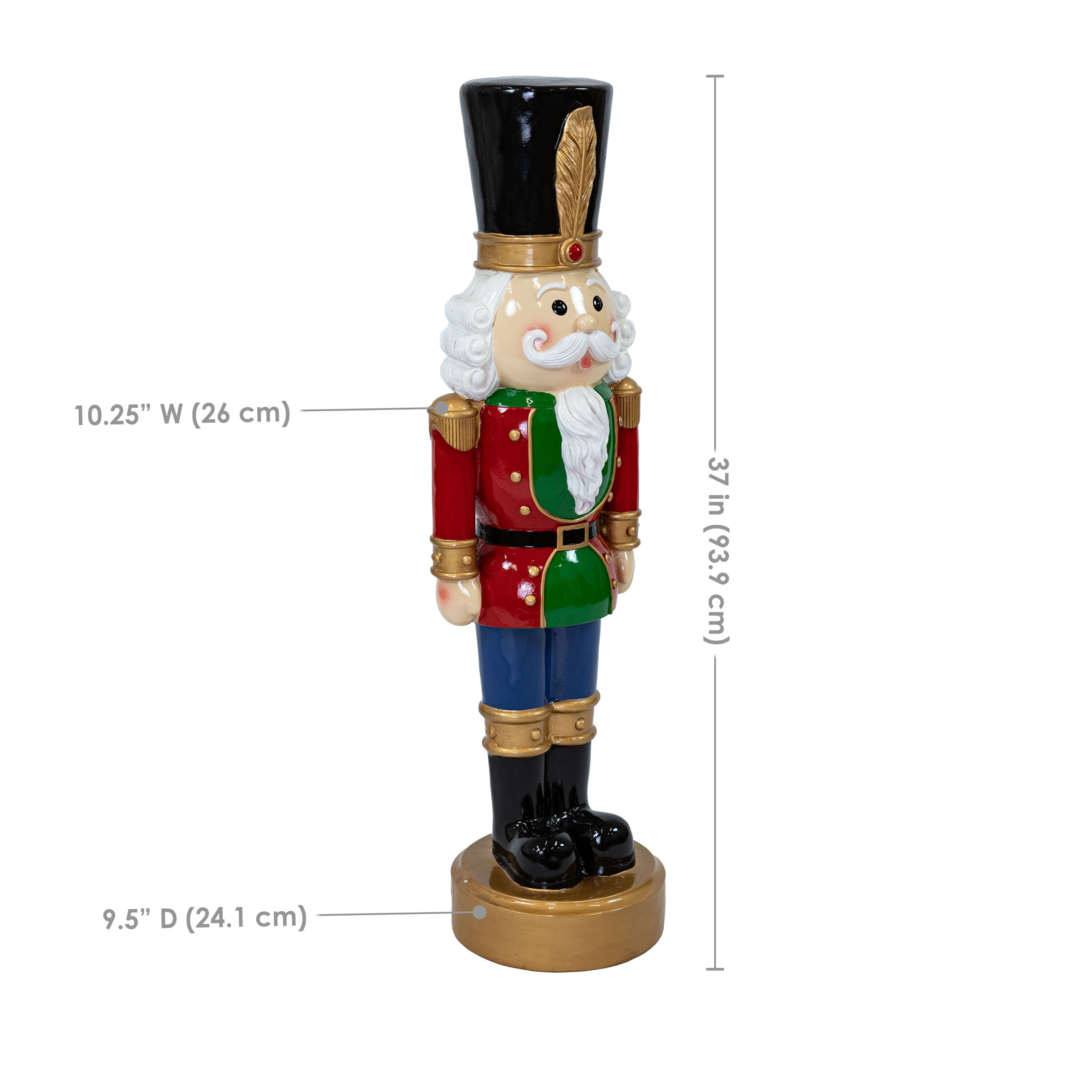 Sunnydaze Tommy the Toy Soldier Christmas Nutcracker Statue - 37