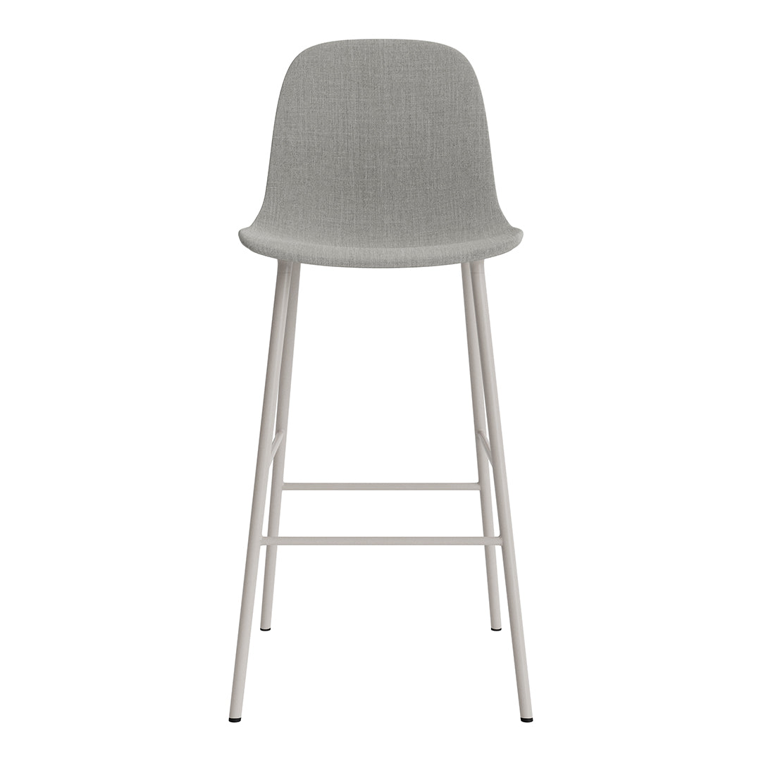 Modern Form Bar Chair - Fully Upholstered Counter Stool with Comfortable Seat - Perfect for Kitchen Islands, Breakfast Bars & Home Bars