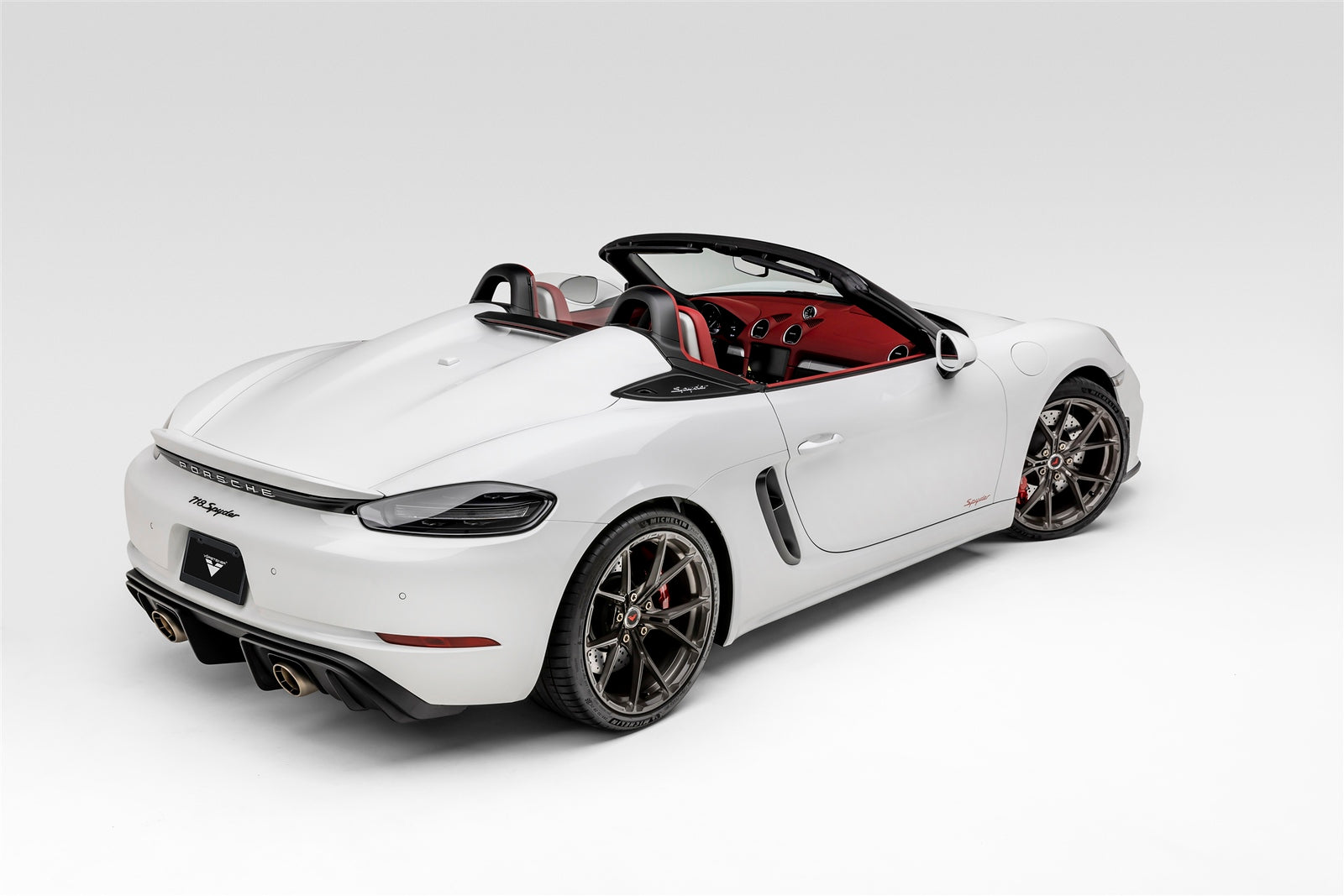 Porsche 718 Spyder VFA 103 Diecast Model Car - 1:18 Scale Collectible Toy for Adults & Kids - Perfect for Display, Gifts & Car Enthusiast Collections